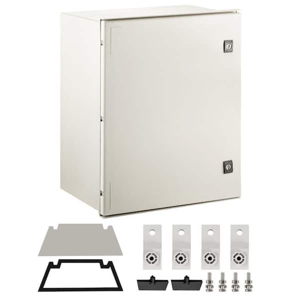 NEMA Steel Case, 24 x 20 x 9 in. NEMA 4X Fiberglass Electric Enclosure, Suitable for Both Outdoor & Indoor Use