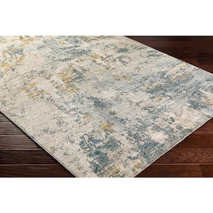 Cynthia Gray/Blue 5 ft. x 7 ft. Abstract Indoor Area Rug