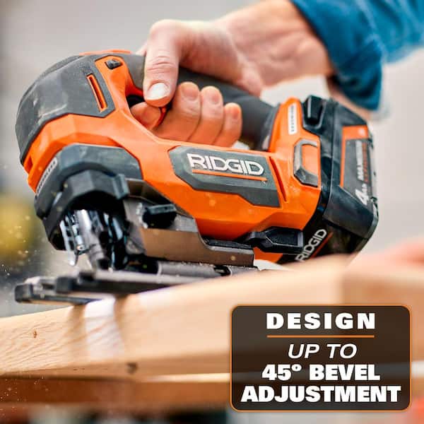 RIDGID 18V Brushless Cordless 2-Tool Combo Kit with Jig Saw RIDGID 18V Brushless Cordless 2-Tool Combo Kit with Jig Saw