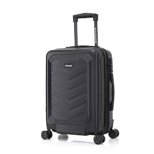 Kensie 20 in. Black Hardcase Expandable Carry-on Luggage KN-91220