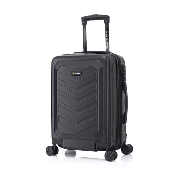 US ARMY FOX PRO 20 in. Expandable Carry-On Suitcase with TSA Lock
