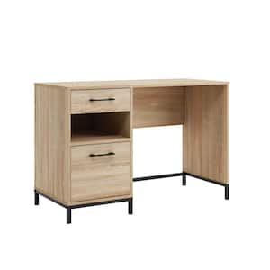 North Avenue 41.969 in. Charter Oak Engineered Wood 2-Drawer Computer Desk with File Storage