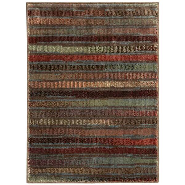 Nourison Expressions Multicolor 2 ft. x 3 ft. Geometric Contemporary Area Rug