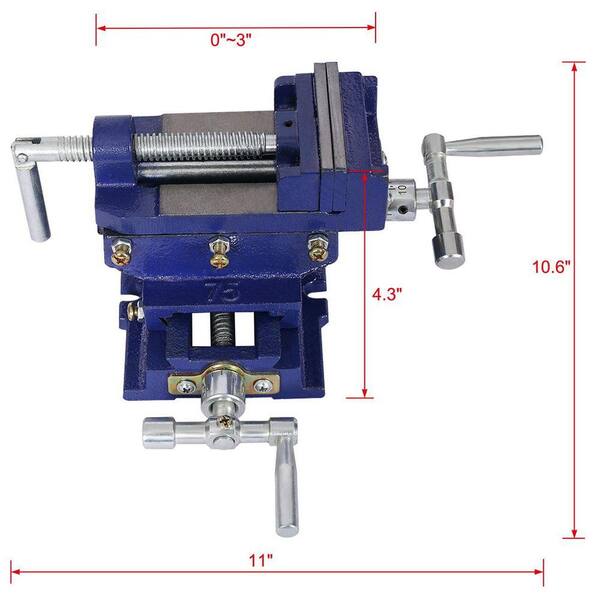 Miscool Ami 3inch Drill Press Vise 2 Way X-Y Benchtop Wood Working