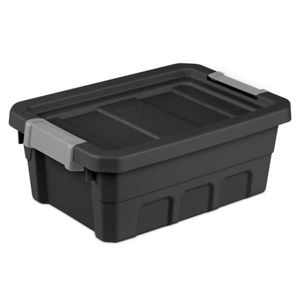 Sterilite 4-Gal. Storage Totes w/Latch Clip Lids 24 Pack
