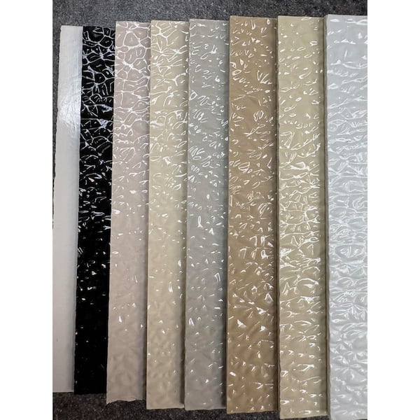 Glasliner 8 ft. x 3/4 in. x 1/2 in. PVC FRP Inside Corner Moulding