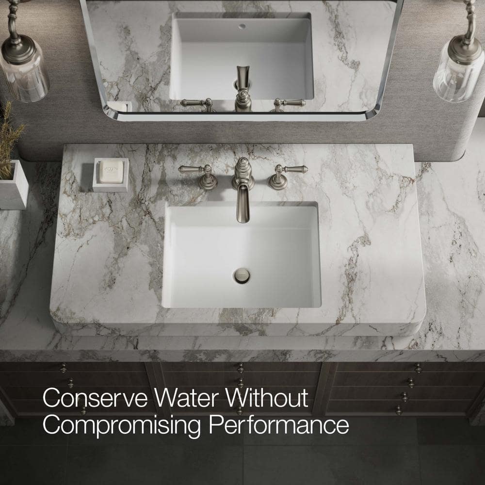 Artifacts Brushed Nickel Widespread Bathroom Faucet