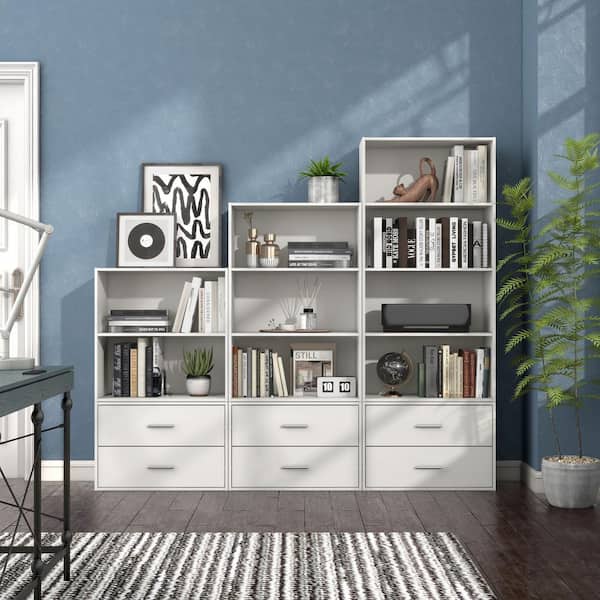 Furniture of America Quincy 15.74 in. Tall Stackable White
