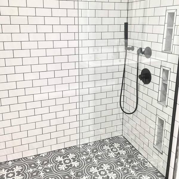 Merola Tile Crown Heights 3 In X 6, Home Depot Shower Tiles Wall