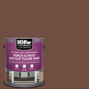 1 gal. #N160-7 Brown Velvet Textured Low-Lustre Enamel Interior/Exterior Porch and Patio Anti-Slip Floor Paint