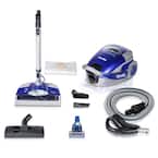 Blue TerraVac 5 Speed Quiet Vacuum Cleaner with Sealed HEPA Filter and Upgraded Blue Head
