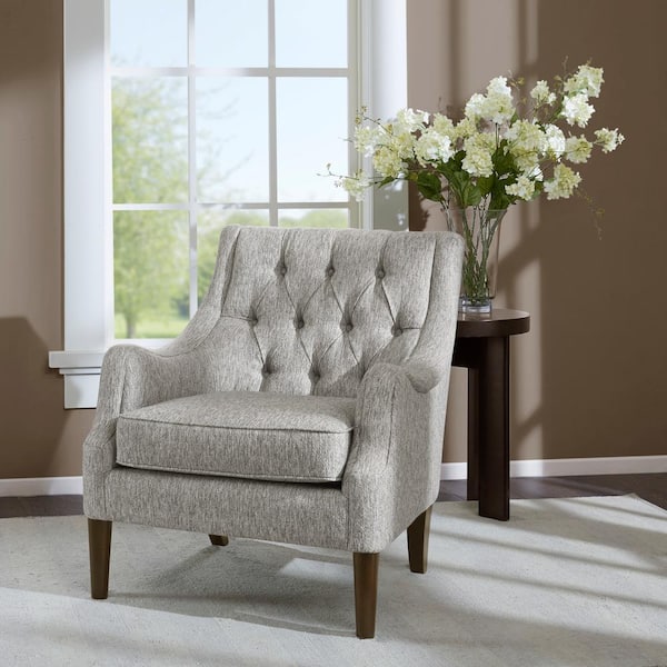 madison park elle button tufted arm chair