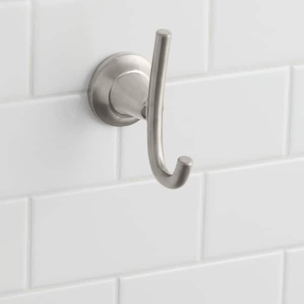 Constructor Single Robe Hook in Brushed Nickel