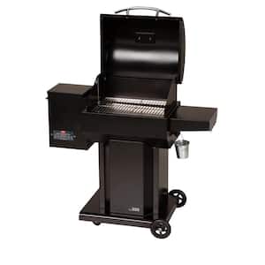 The Hooch Wood Pellet Grill and Smoker in Black