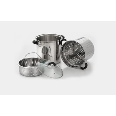 Zwilling 8.5-QT Stainless Steel Pasta Pot With Lid And Strainer — Faraday's  Kitchen Store