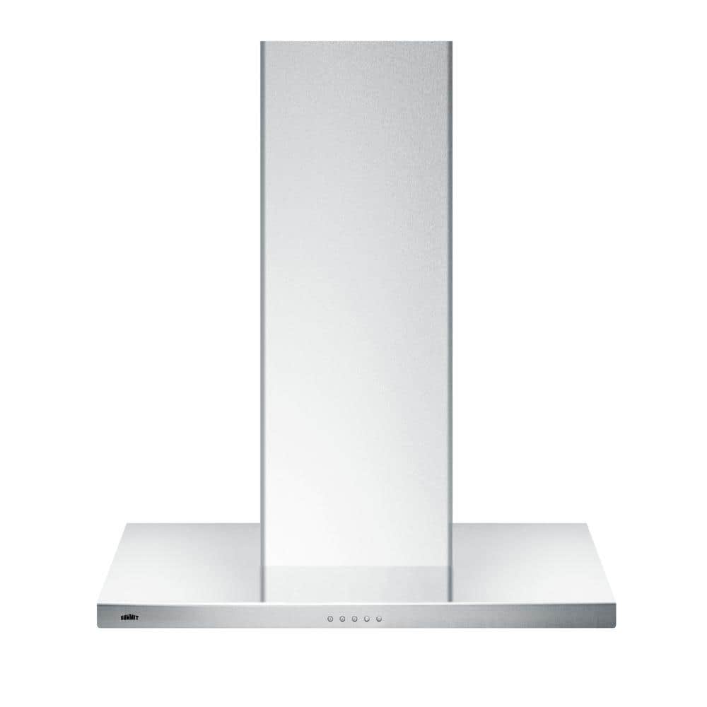 30 in. Convertible Wall Mount Range Hood in Stainless Steel with 2 Charcoal Filters, ADA Compliant