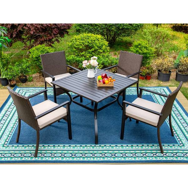 home depot outdoor dining table set