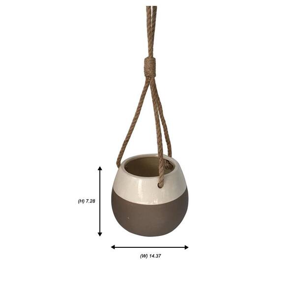 Southern Patio - Havana 6 in. Ceramic Hanging Planter