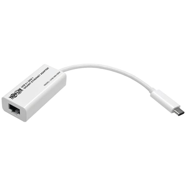 Tripp Lite USB-C 3.1 to Gigabit Ethernet NIC Network Adapter U436-06N-GBW -  The Home Depot