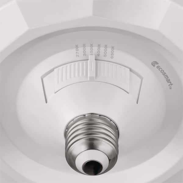 125-Watt Equivalent Wide Surface E26 Base Non-Dimmable LED Light Bulb with Selectable Color Temperature (1-Pack)