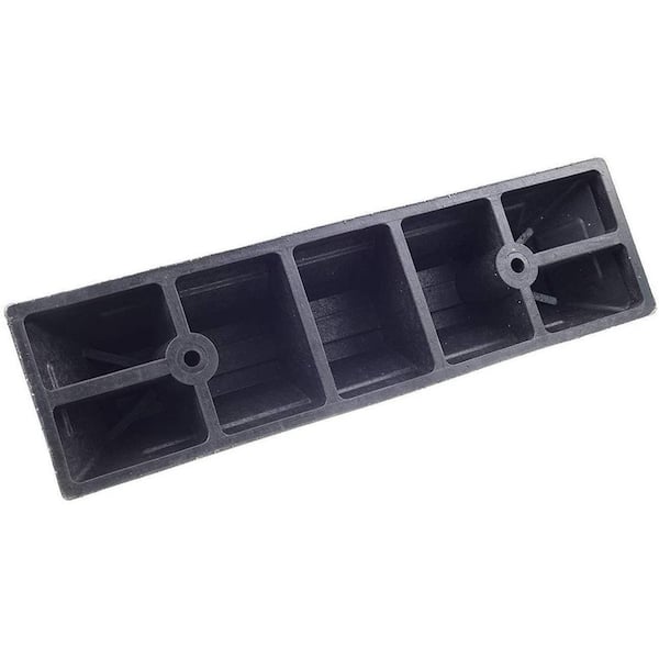 Pyle Heavy Duty Vehicle Wheel Stop Rubber Parking Tire Block For Cars, Trucks, Buses, Vans, Trailers, RVs, And Forklifts (Set Of 2