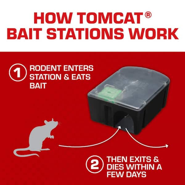 Tomcat Advanced Formula Disposable Mouse Bait Station 3730305