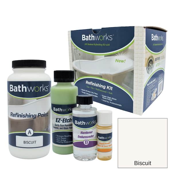 Biscuit High-Gloss Roll-On Sink Refinishing Kit (1/2 pt)