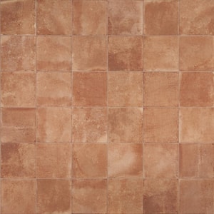 Angela Harris Sicilia Terra Cotta 7.87 in. x 7.87 in. Matte Porcelain Floor and Wall Tile (10.76 sq. ft./Case)