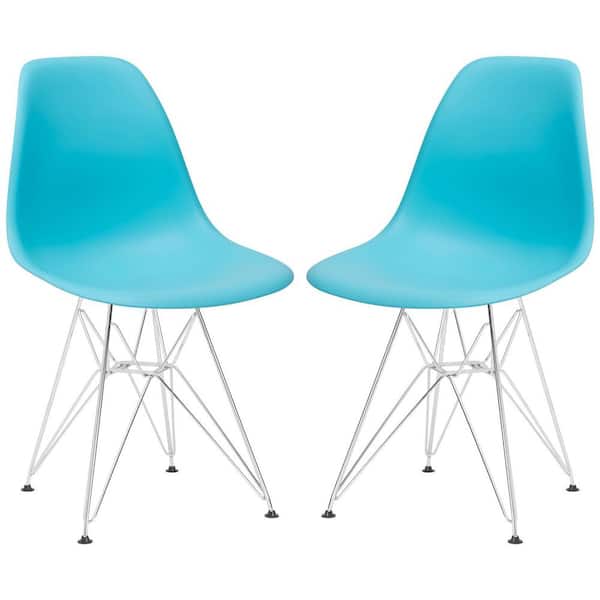 EDGEMOD Padget Aqua Side Chair (Set of 2)