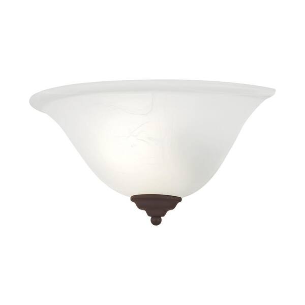 Livex Lighting Coronado 1 Light Bronze Wall Sconce 6120-07