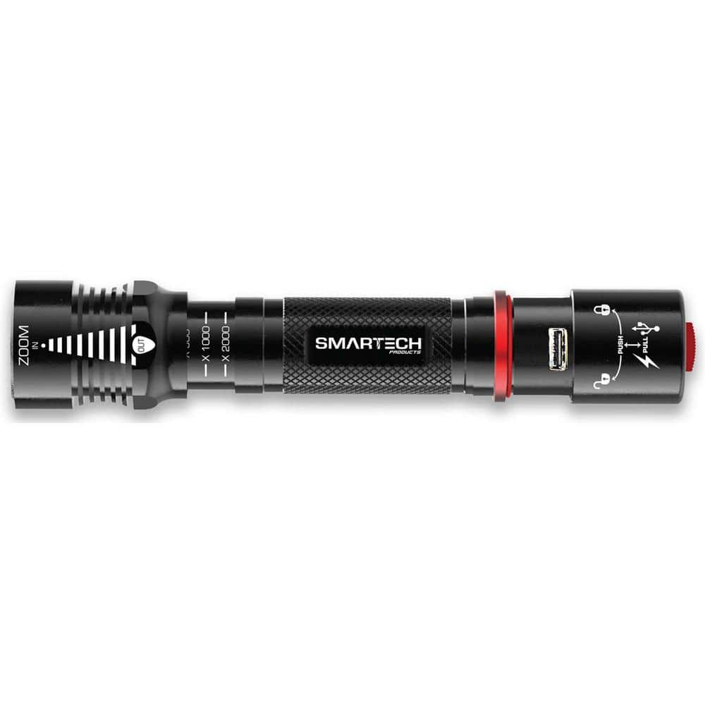 Smartech Products 1000 Lumens Dual Powered Rechargeable LED Flashlight and  2600 mAh Power Bank HSR-1000 The Home Depot