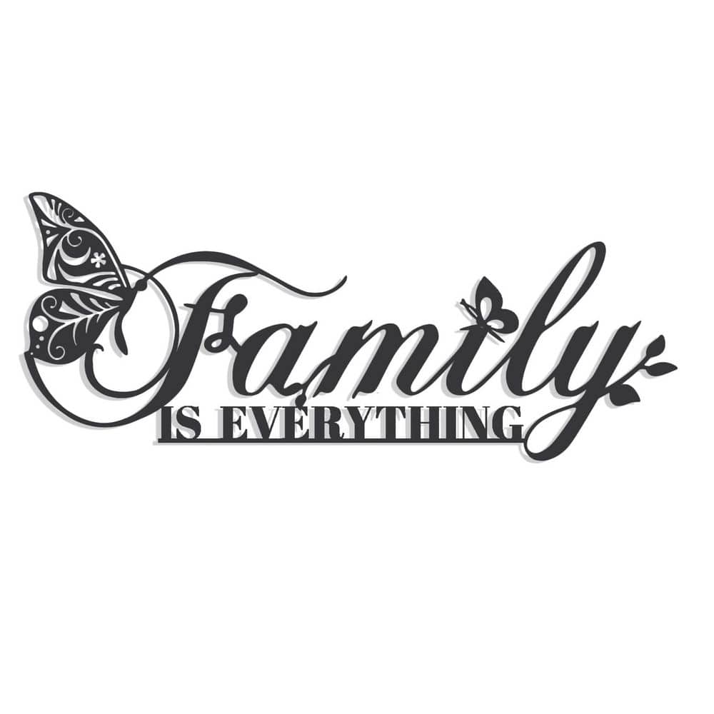 0.05 in. x 17 in. Black Metal Wall Art, Wrought Iron Wall Decor Hanging Pla
