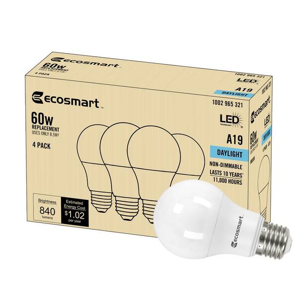 EcoSmart 60-Watt Equivalent A19 Non 