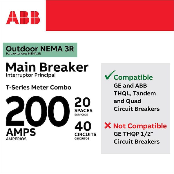 Outdoor 200 Amp 20-Space 40-Circuit Main Brkr Ringless Surf Mt Overhead/Undergrnd Mtr Socket Load Center (TSMBQ2020CSCU)