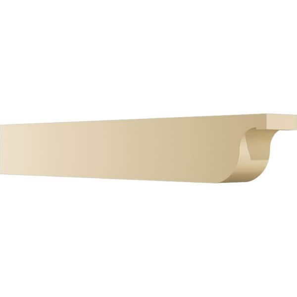 Ekena Millwork Standard Del Monte 4 in. W x 6 in. H x 42 in. D Signature Urethane Rafter Tail Outlooker