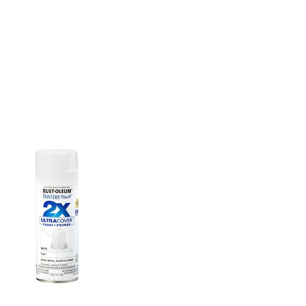 Rust-Oleum Painter's Touch 2X 12 oz. Flat White General Purpose Spray Paint