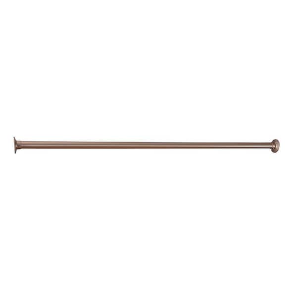 Barclay Products 108 In Straight Shower Rod Brushed Nickel 4100 Bn The Home Depot Straight Shower Rod In Brushed Nickel