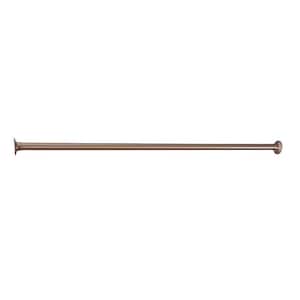 36 in. Straight Shower Rod in Brushed Nickel