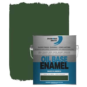 1 gal. Tile Green Oil Base Enamel Interior/Exterior Paint