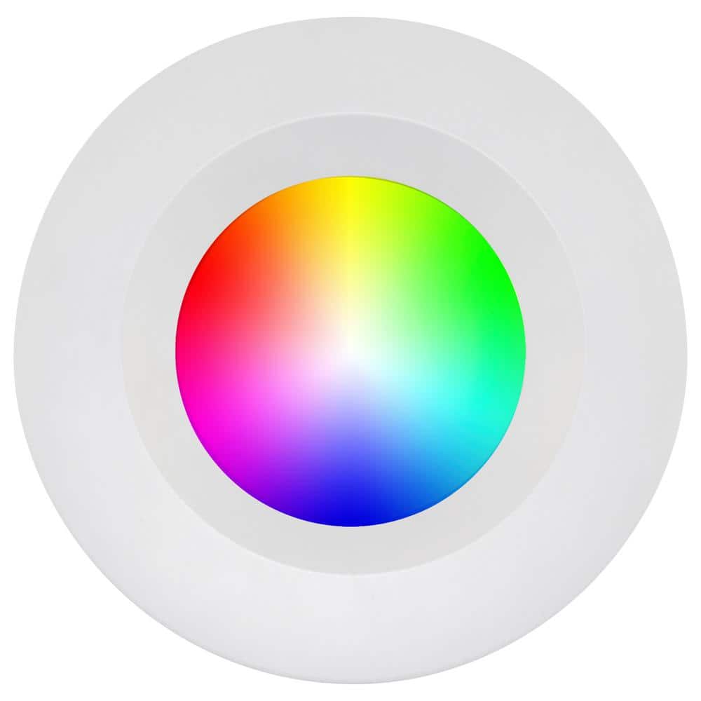 7-Inch Matte White Smart LED Recessed Lighting Kit