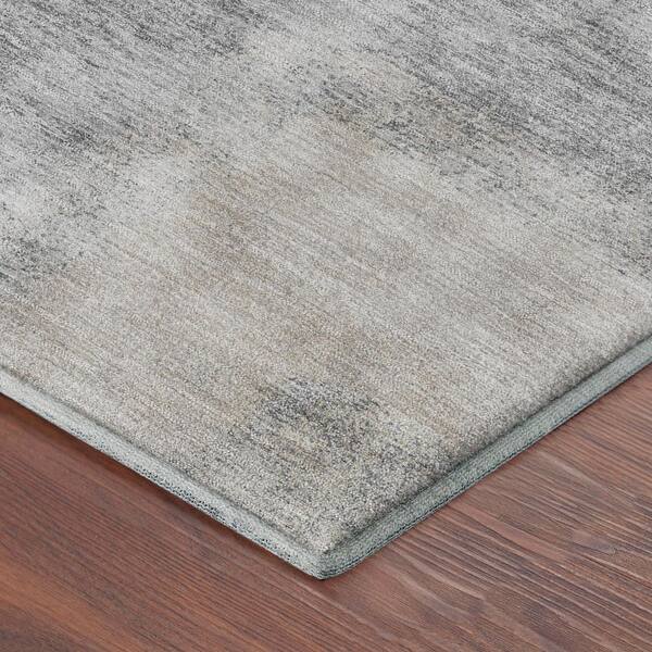 Mayfield Premium Machine Washable Abstract AMF2341 Taupe 10 ft. x 14 ft. Area Rug