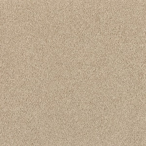 Tailored Trends III Polished Brown 15 ft. 58 oz. Polyester Textured Installed Carpet