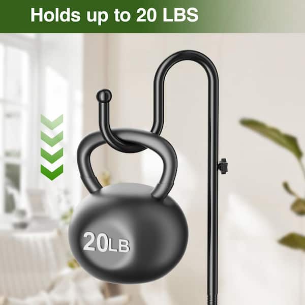 20lb hook weight SNAIL TRAIL 20 LB Aluminum Spring Fish Scale with Peak Marker & Zero Reset its both functional and decorative .N/A 74 in. Black Metal