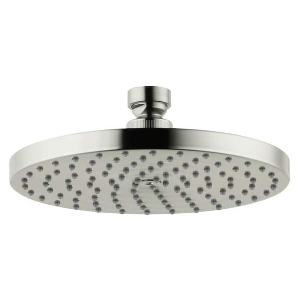 Hansgrohe 1-Spray 7 in. Single Wall Mount Fixed Shower Head in Chrome