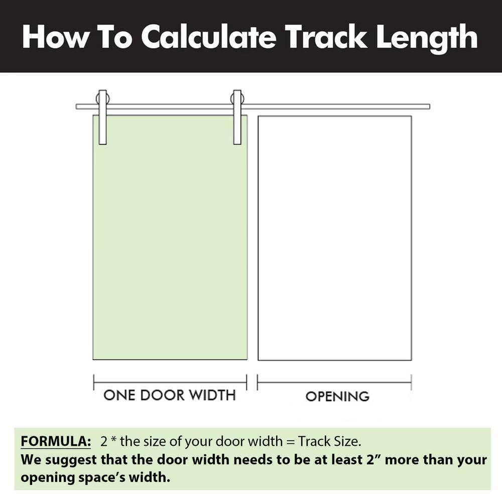 Black Rustic Sliding Barn Door Hardware Kit with Arrow Design Roller