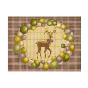 Unframed Home Christine Rotolo 'Plaid Deer' Photography Wall Art 18 in. x 24 in.
