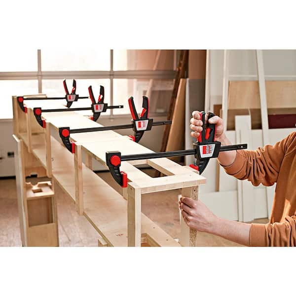 BESSEY EZS 18 in. Capacity 1-Hand Trigger Clamp with 3-1/2 in
