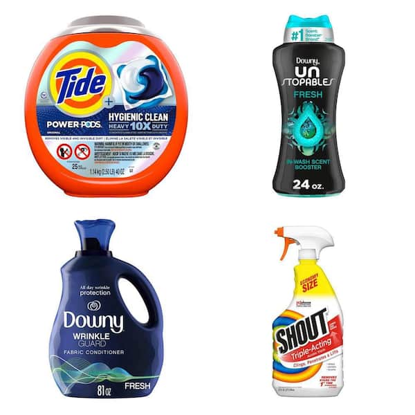 Laundry Pods, Beads, Softener, Stain Remover