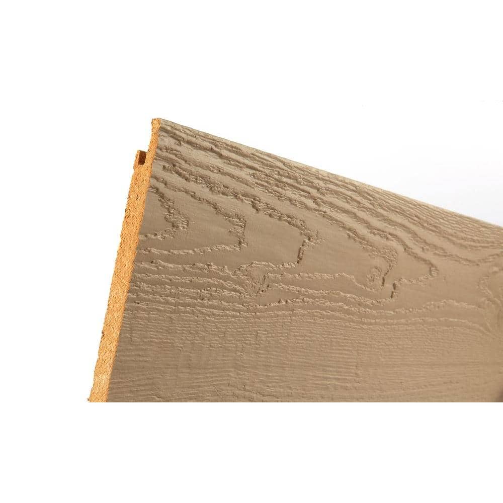 TruWood 8 in. W x 192 in. L Primed neutral Composite Siding