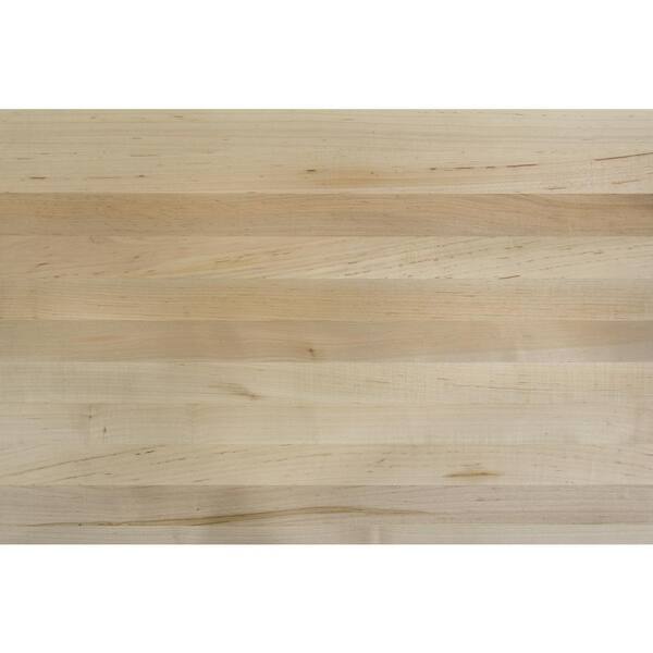 Williamsburg Butcher Block Co. Unfinished Signature Maple 6 ft. L x 36 in. W x 1-1/2 in. Th Butcher Block Island Top, USD/Box